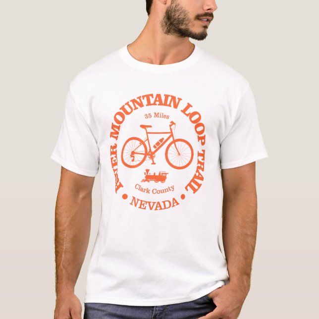 Loop Trail (cykling) T Shirt (Framsida)