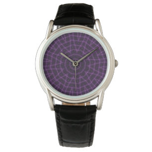Loopy Pinot Noir-rutig Armbandsur