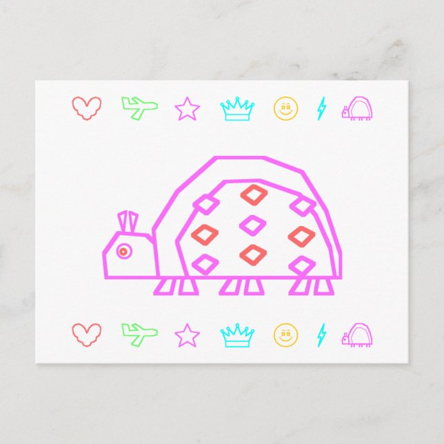 Loopzie Ladybug Vykort (Framsida)