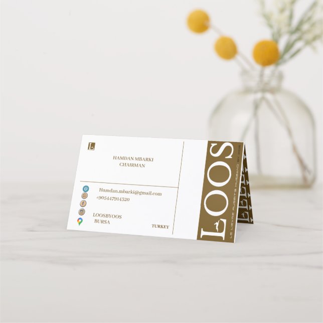 LOOS LOYALTY CARD LOJALITETSKORT (Baksida)