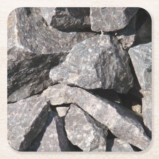 Loose Granite Sten Underlägg Papper Kvadrat (Framsidan)