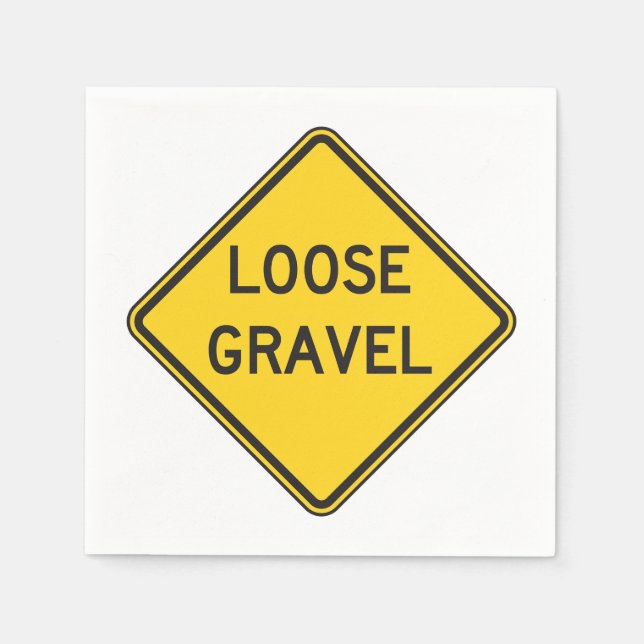 Loose Gravel Papper Napkins Pappersservett (Framsidan)