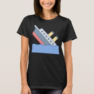 Loose läppar sink Sinking Frakt Titanic Iceberg T Shirt
