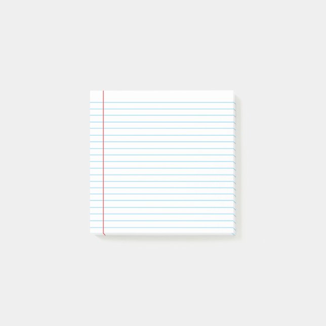 Loose Leaf Paper Sticky Notes Post-it Block (Framsida)