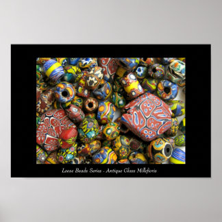 Loose Pärlor Series - Antique Millefiori Glass Poster