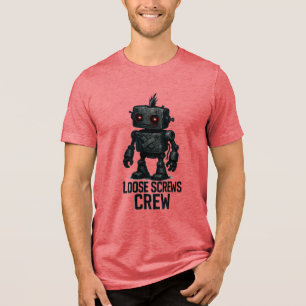 Loose Screws Crew – Grunge Cyberpunk Robot T Shirt
