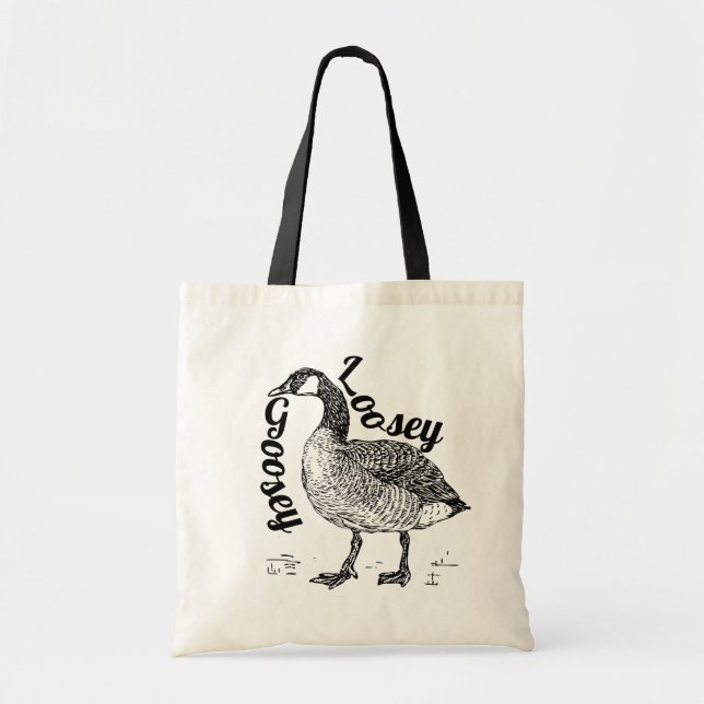 Loosey Goosey Tote Bag Tygkasse (Framsidan)