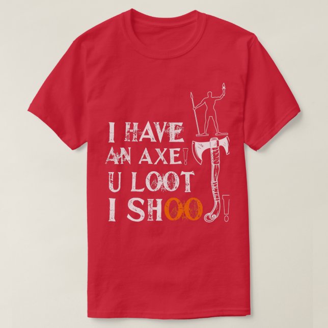 Loot I Shoot T Shirt (Design framsida)