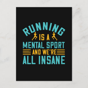 Löpa - Löpa är en mental sport Vykort