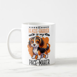 Löpa Med Beagle-Harrier Kaffemugg