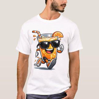 Löpande Apelsinjuice T Shirt