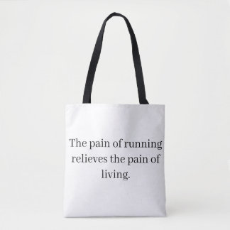 Löpande inspiration Tote-väska Tygkasse