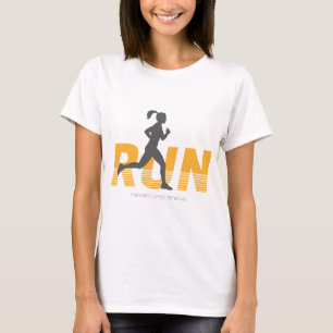 Löpande kvinna t shirt