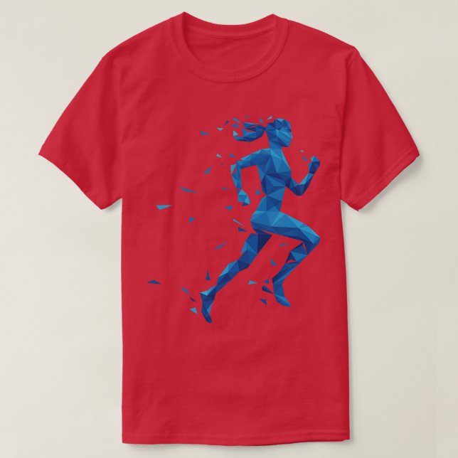 Löpande kvinnor t shirt (Design framsida)