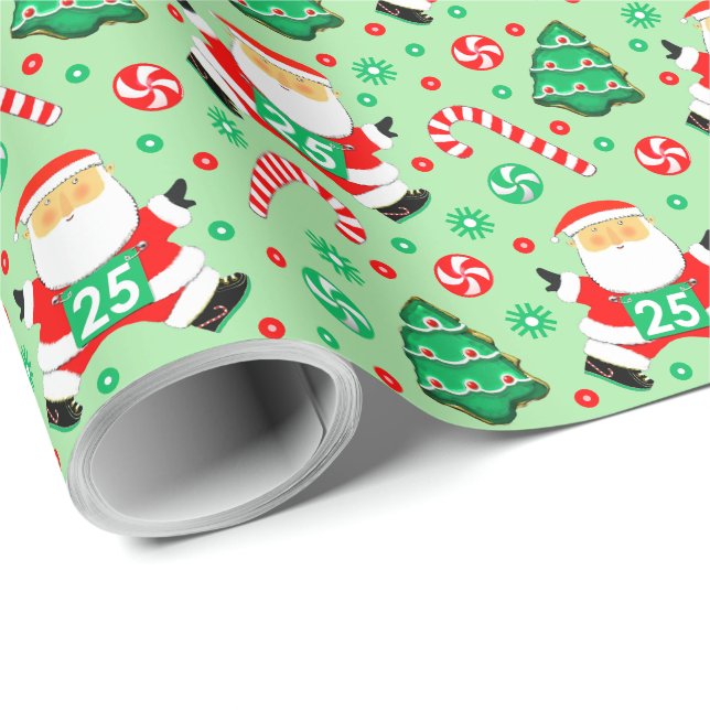 Löpande löpares julpresentpapper presentpapper (Rullad Hörn)