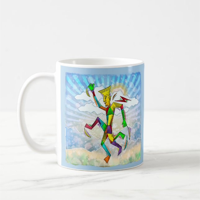 Löpande man kaffemugg (Vänster)