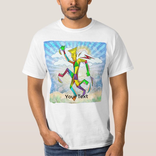 Löpande man t shirt (Framsida)