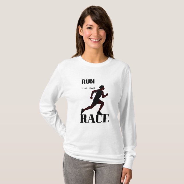 Löpande man t shirt (Hel framsida)