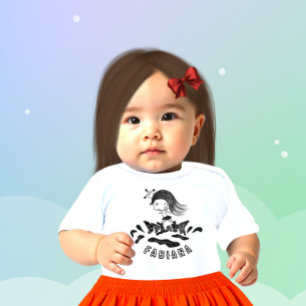Löpande prinsessa baby T-Shirt