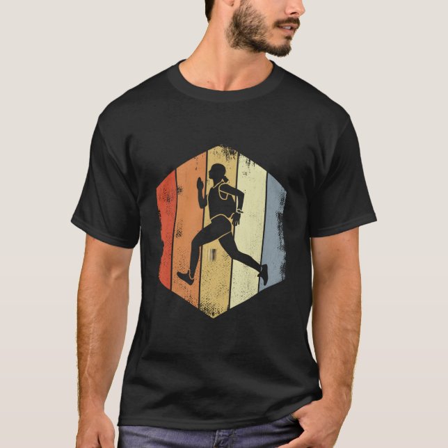 Löpande triatlet jogging t shirt (Framsida)