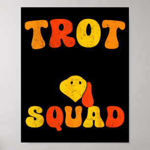 Löpande Turkiet Sungles Trot Squad Thanksgiving _1 Poster