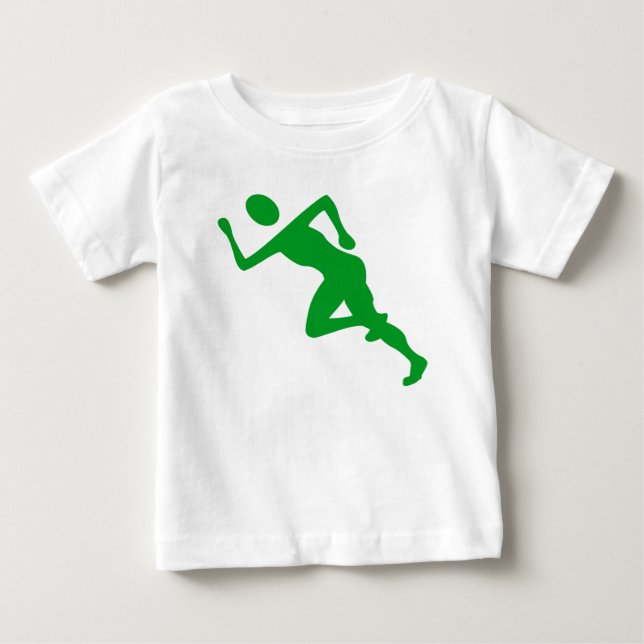 Löpar - Gräs Grönt T-shirt (Framsida)