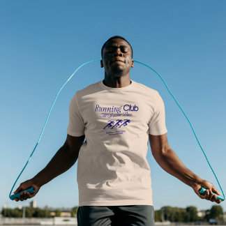 Löparklubb – Alla säsongers tempo | Minimal löpar- T Shirt