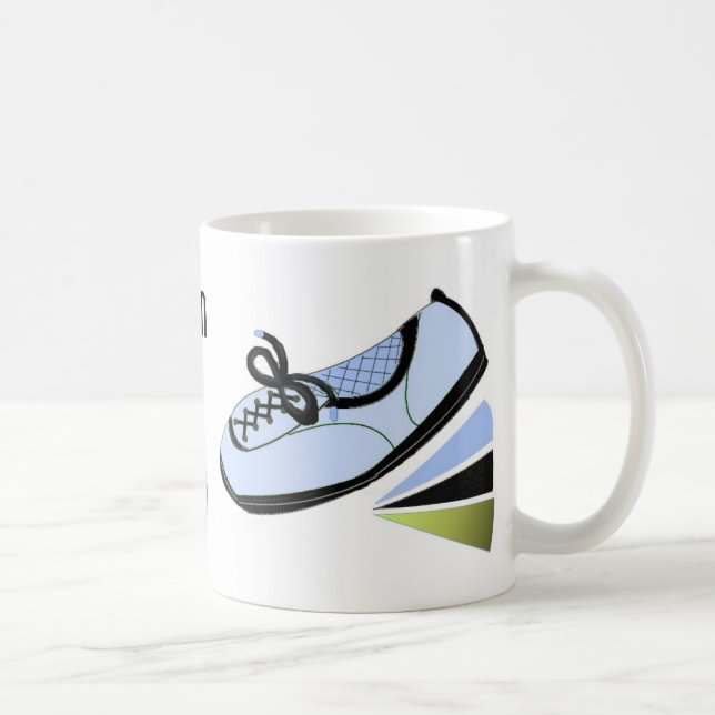 Löparsko - Född att Springa Kaffemugg (Höger)