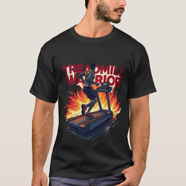 Löpbandskrigare | Explosiv Konditions Cardio Fire T Shirt (Framsida)