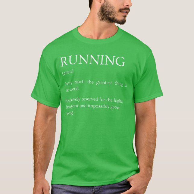 Löpdefinition Rolrig Sarksatisk Löpförklaring T Shirt (Framsida)