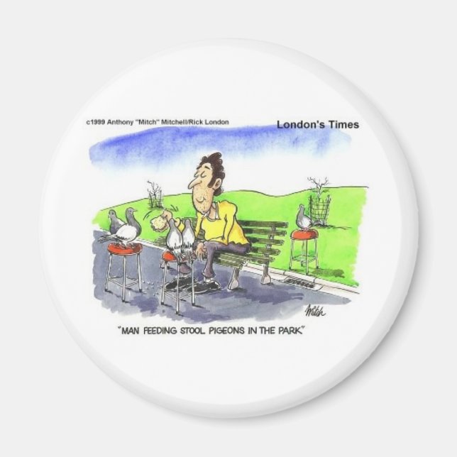 Löpegrodor Roliga presenter T-shirts & samlarobjek Magnet (Framsidan)