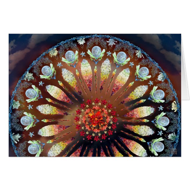 Löpeldbön (halvan) hälsningskort (Framsidan Horizontal)