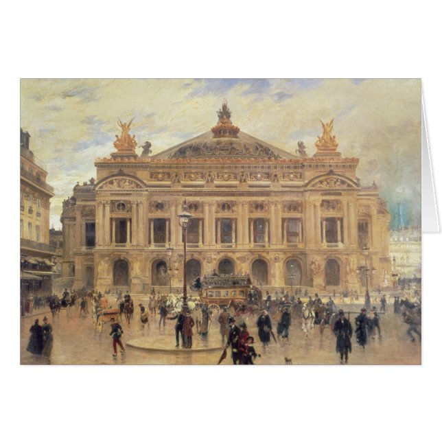 L'Opera Paris Hälsningskort (Framsidan Horizontal)