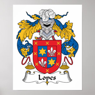 Lopesfamiljvapensköld Poster