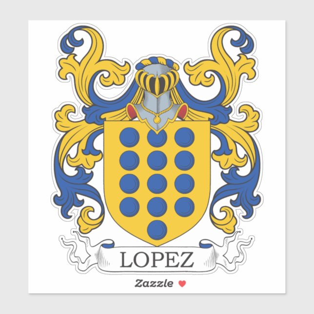 Lopez Family Crest Klistermärken (Ark)