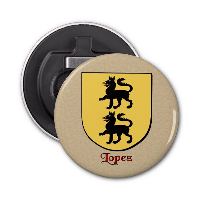 Lopez Historical Arm Shield Flasköppnare (Framsidan)