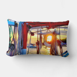 Lopez Island Sailing and Sunset Dekorativ kudde