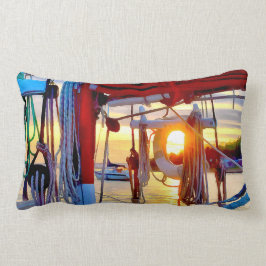 Lopez Island Sailing and Sunset Dekorativ kudde