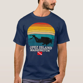 Lopez Island US Island Diving T Shirt
