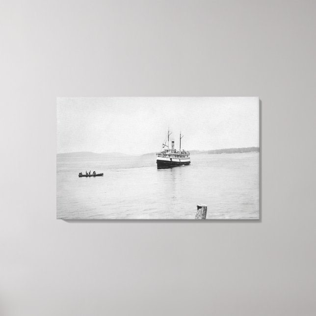 Lopez Island, WA - Rosalie Ferry San Juan Canvastryck (Framsida)