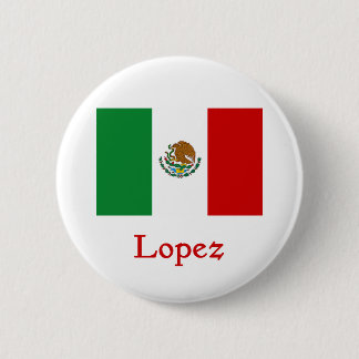 Lopez mexicansk flagga knapp