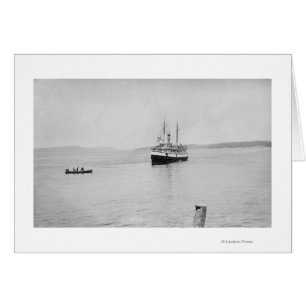 Lopez ö, WA - Rosalie färja San Juan Hälsningskort