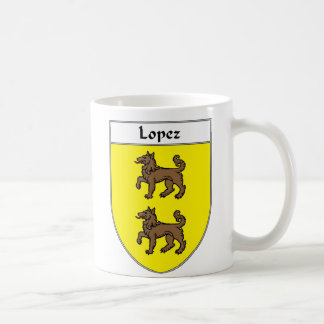 Lopez vapensköld-/familjvapensköld kaffemugg