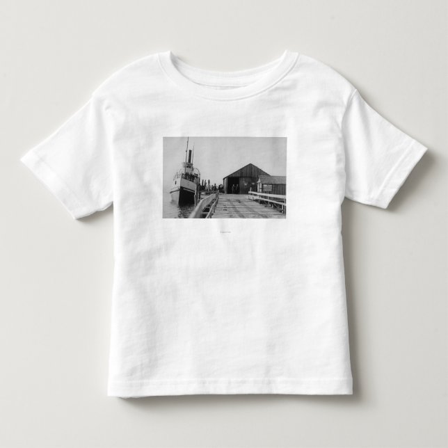 Lopez WA - beskåda av SS-öbon på stadsskeppsdockan Tee Shirt (Framsida)