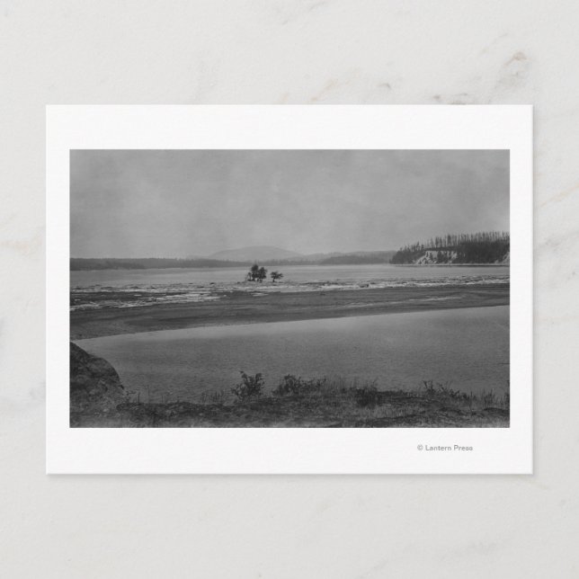 Lopez, WA - View Turtle Back Mountain i distanc Vykort (Framsida)