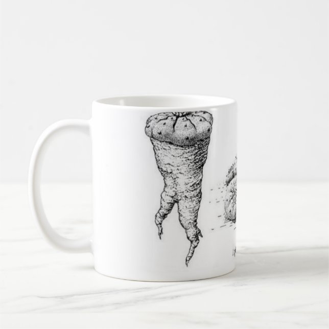 Lophophorawilliamsiidesign Kaffemugg (Vänster)