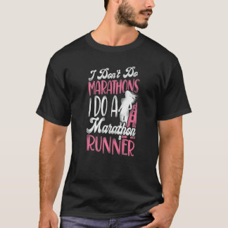 Löpning Löpare Halvmaraton Vintage Kvinnlig Löpare T Shirt