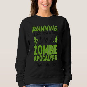 Löpning Löpare Halvmaraton Zombie Löpning Är Inte T Shirt