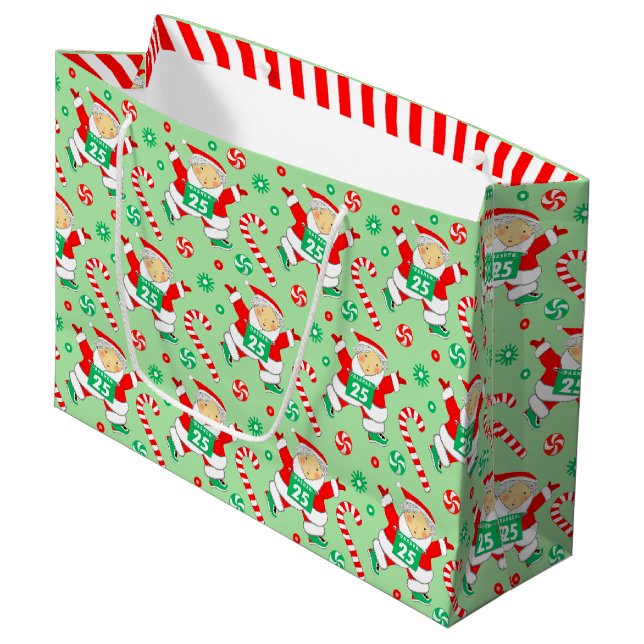 Löpning Löpare Jul Holiday (Framsidan Vinklad)