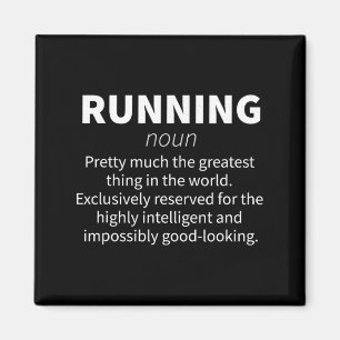 Löpning Rollig Definition Rollig 5k Maratonlöpare Magnet